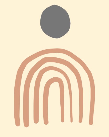 Abstract contemporary modern trendy vector.